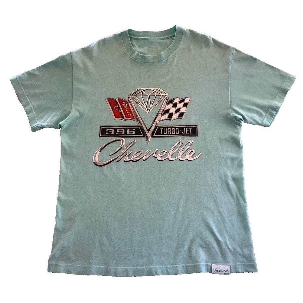 Diamond Supply Co. x Chevrolet Chevelle Pigment Dyed T-Shirt Size Large